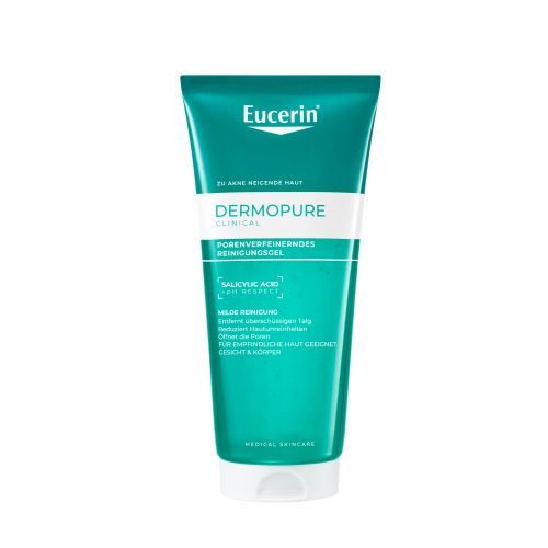 Eucerin, Eucerin - DERMOPURE CLINICAL Porenverfeinerndes Reinigungsgel, 200 ml
