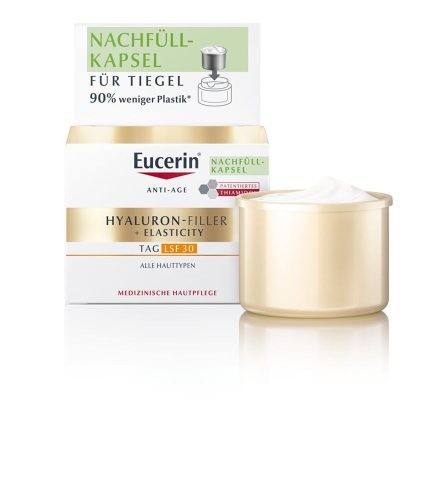 Eucerin, Eucerin - Hyaluron-Filler + Elasticity Tagespflege LSF 30 Nachfüllkapsel, 50 ml