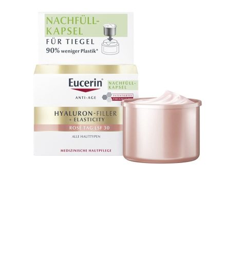 Eucerin, Eucerin - Hyaluron-Filler + Elasticity Tagespflege Rose LSF 30 Nachfüllkapsel, 50 ml