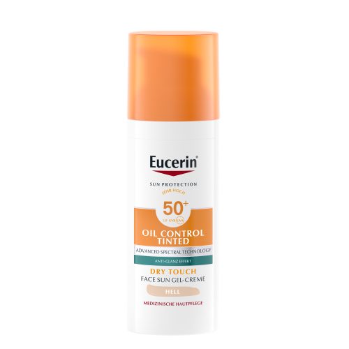Eucerin, Eucerin - Sun Face Oil Control Gel-Creme Tinted hell LSF 50+, 50 ml
