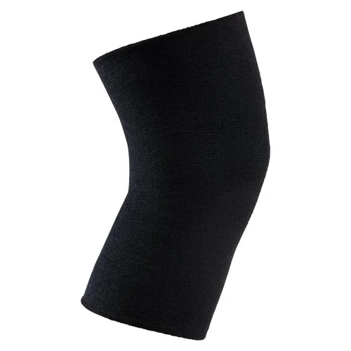 Eusana Pure Knie- & Ellbogenwärmer M doppelt gestrickt schwarz