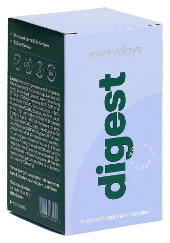 everydays, everydays Digest Enzym Verdauung Kapseln (60 Stk)