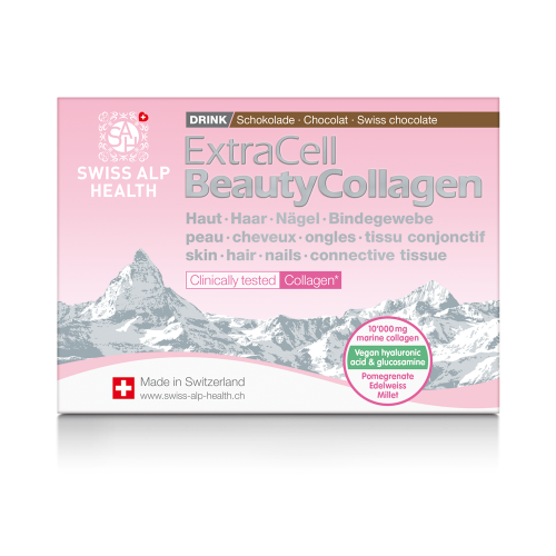 Swiss Alp Health, Swiss Alp Health Extra Cell Beauty Collagen Choco Drink (20 Beutel)