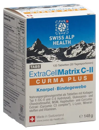 Swiss Alp Health, Swiss Alp Health Extra Cell Matrix C-II Curma Plus (120 Stk)