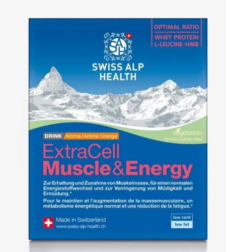 Swiss Alp Health Sàrl, EXTRA CELL Muscle&Energy Drink Orange 20 x 21.4 g
