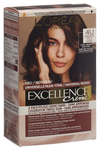 L'Oréal Excellence, EXCELLENCE Creme Universelle Nudes 4U Universelles Braun (1 Stk)