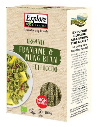 Explore Cuisine, Explore Cuisine Bio Fettuccine aus Edamame & Mungobohnen (200g)