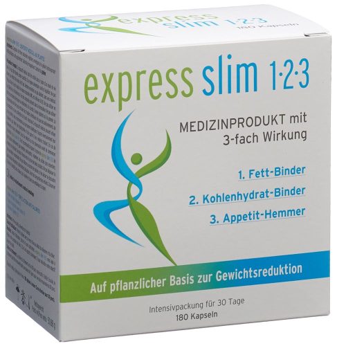 Express Slim 1 2 3, Express Slim 1-2-3 Kapseln mit 3-fach Wirkung (180 Stk)