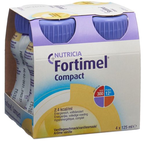 Fortimel, Fortimel Compact Vanille (4x125ml)