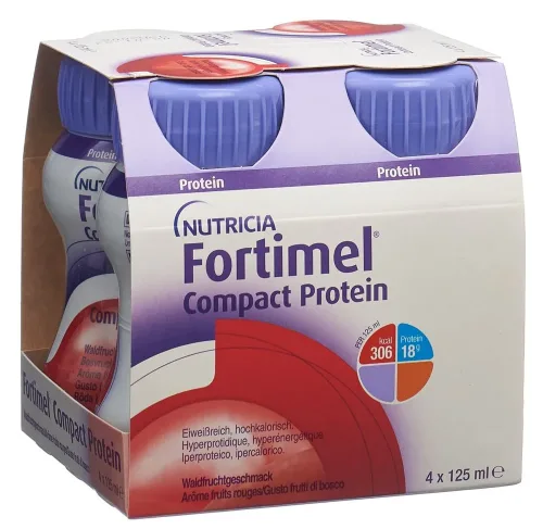 Fortimel, Fortimel Compact Protein Waldfrucht (4x125ml)