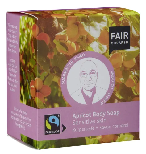 Fair Squared, FAIR SQUARED Apricot Body Soap (2x80g)