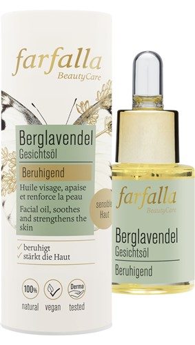 farfalla, farfalla - GesichtsölBerglavendel,beruhigend, 15 ml
