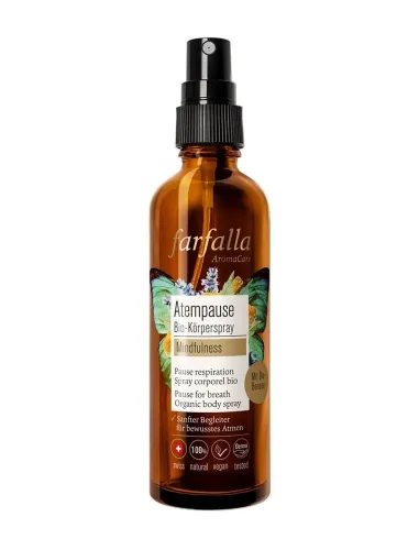 farfalla, farfalla Mindfulness, Atempause Bio-Körperspray, 75ml