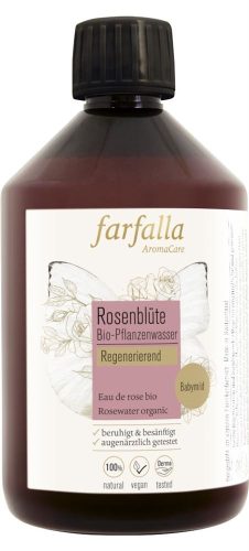 farfalla, Farfalla Rosenblüte Bio Pflanzenwasser (500ml)