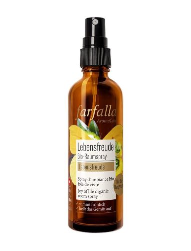 farfalla, farfalla Lebensfreude, Bergamotte, Lebensfreude Bio-Raumspray, 75ml