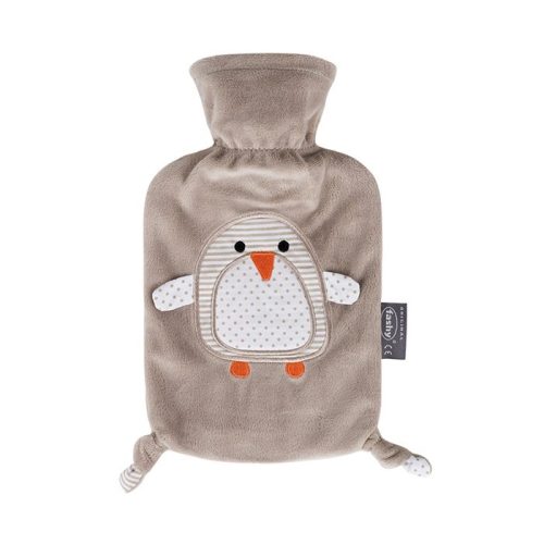 Fashy, Wärmflasche mit Flauschbezug Pinguin