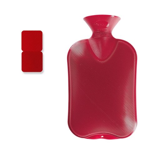 Fashy, fashy Wärmflasche, 2 Liter, Doppellamelle, Cranberry (1 Stk)