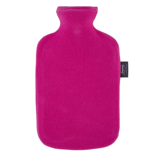 Fashy Wärmflasche 2l Vliesbezug himbeere Btl