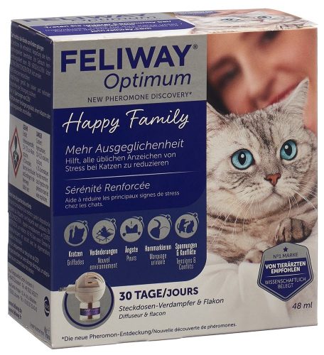 FELIWAY, Feliway Optimum Start-Set zur Vorbeugung von Stressverhalten 48ml