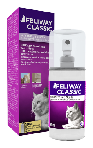 FELIWAY, Feliway Classic Transport Spray 60ml gegen Kratz- & Harnmarkieren