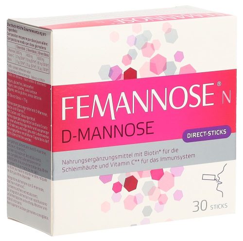 Femannose, Femannose N D-Mannose Direct Sticks (30x2.5g)