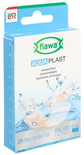 FLAWA, FLAWA Aqua Plast, Pflasterstrips wasserfest (20 Stk)