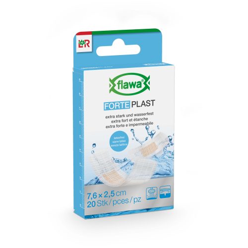 FLAWA, FLAWA Forte Plast Wundpflaster, transparent, 2.5x7.6cm (20 Stk)