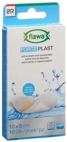 FLAWA, FLAWA Forte Plast Pflaster Transparent 5x10cm (10 Stk)
