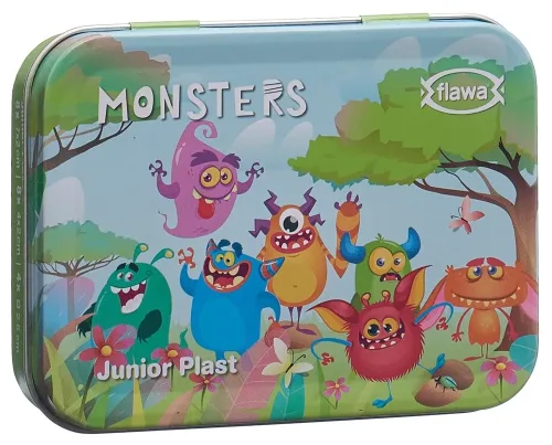 FLAWA, Flawa Junior Plast Monsters Box (20 Stk)
