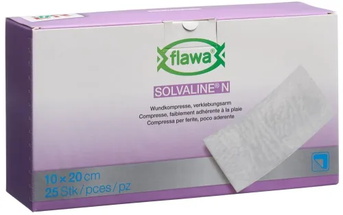 FLAWA, FLAWA Solvaline N Kompressen Steril 10x20cm (25 Stk)