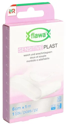 Lohmann & Rauscher AG, Flawa Sensitive Plast Pflaster 6 cm x 1 m