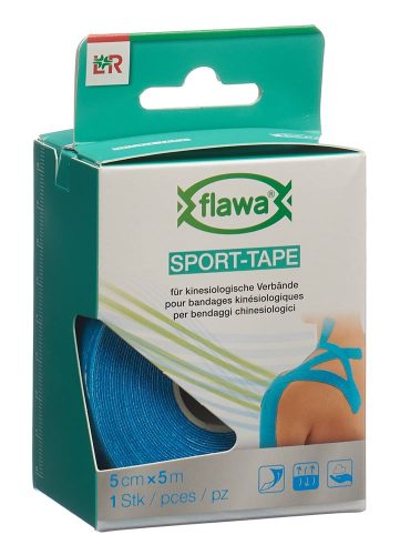 flawa, flawa SPORT-TAPE 5cmx5m blau (1 Stk)