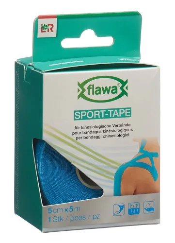 FLAWA, flawa SPORT-TAPE 5cmx5m, blau (1 Stk)