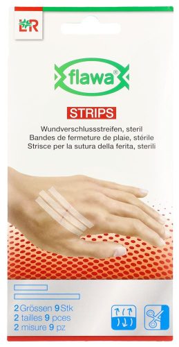 FLAWA, FLAWA Strips Wundverschlussstreifen, 2 Grössen (9 Stk)