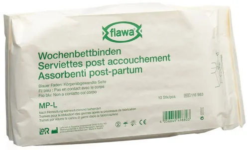 FLAWA, FLAWA Wochenbettbinden Lang Keimreduziert (10 Stk)