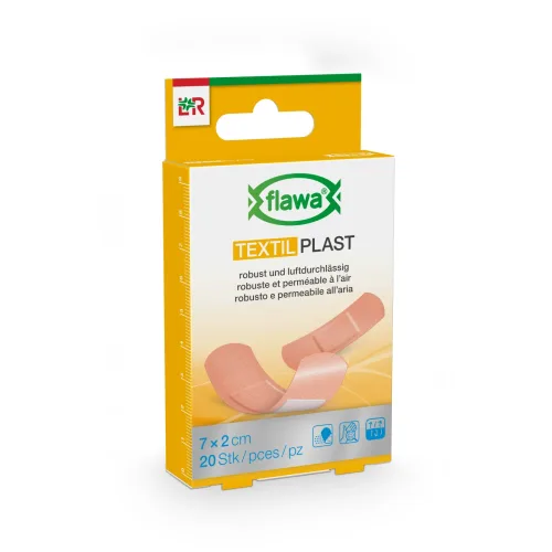FLAWA, FLAWA Textil Wundpflaster, 7x2cm (20 Stk)