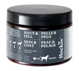 FLOCKIS, FLOCKIS Hundesnacks Kautabletten Fell & Haut (90 Stk)