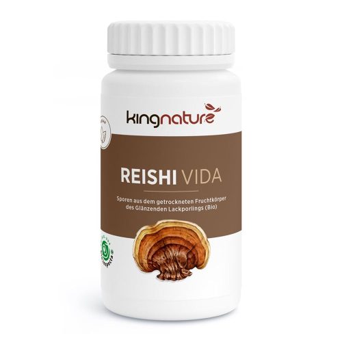 Kingnature, kingnature REISHI VIDA Kapseln, 300mg, Bio Sporen (120 Stk)