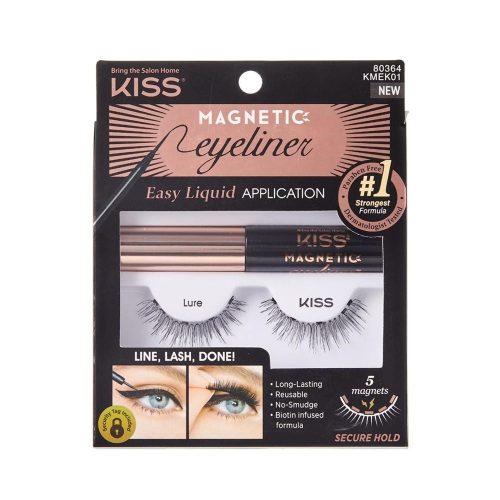 KISS, KISS -  Magnetic Eyelash Kit, Eyelash Kit 01, Black