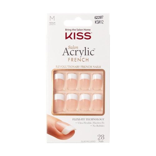 KISS, KISS Salon Acrylic French Nail Kit - Rumour Mill (1 Stk)