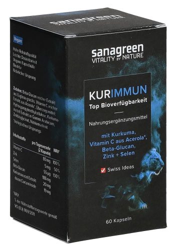 SANAGREEN, SANAGREEN KURIMMUN mizellierter Curcuma Extrakt Kapseln (60 Stk)