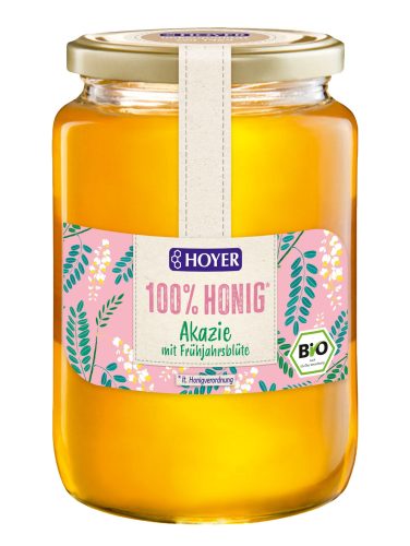 HOYER, HOYER Akazienhonig mit Frühjahrsblüten Bio Glas (1kg)