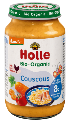 Holle, Holle Couscous Glas (220g)