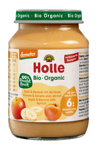 Holle, Holle Apfel Banane mit Aprikose (190 g)