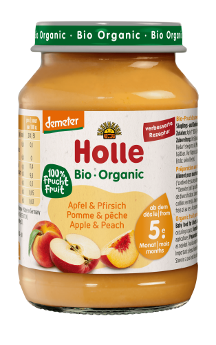 Holle, Holle Apfel & Pfirsich (190g)