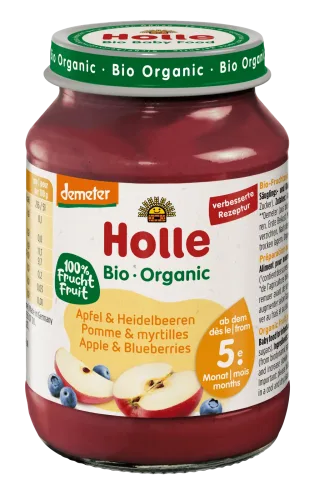 Holle, Holle Bio Apfel & Heidelbeeren (190g)