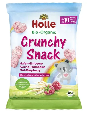 Holle, HOLLE Bio Crunchy Snack Hafer-Himbeere (30g)