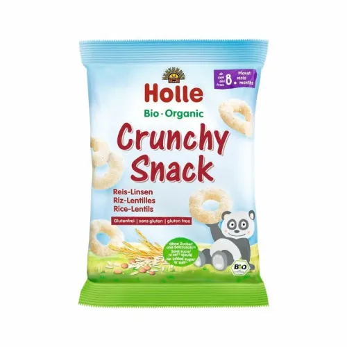 Holle, Holle Bio-Crunchy Snack Reis-Linsen (25g)