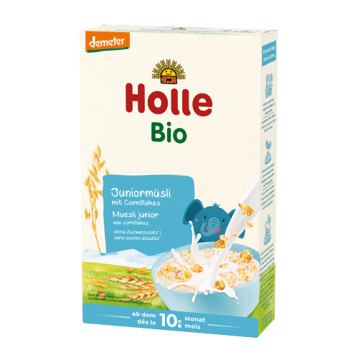 Holle, Holle Bio-Juniormüsli Mehrkorn mit Cornflake (250g)
