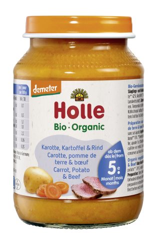 Holle, Holle Karotte, Kartoffel & Rind Bio (190g)